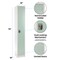 Adiroffice 12 in W, 12 in D, 72 in H, Steel ADI629-201-MGRN-PKG-2 - alternate 2